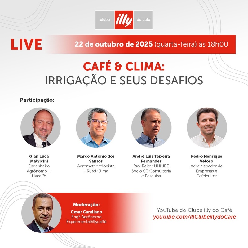 Live "Café & Clima: irrigação e seus desafios"